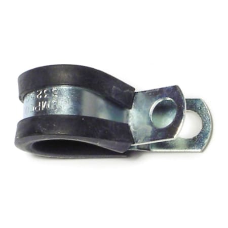 Midwest Fastener Cable Clip, Steel, 1/2 in L, 10 PK 72544